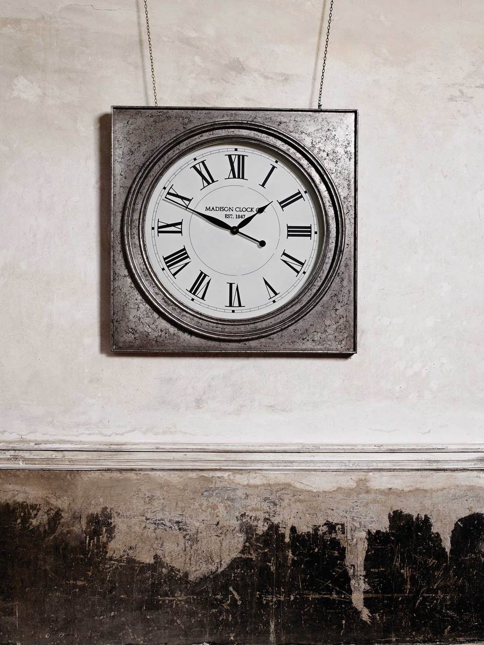 Product photograph of Mindy Brownes Roza Square Wall Clock - Dia 81 3cm from Choice Furniture Superstore.
