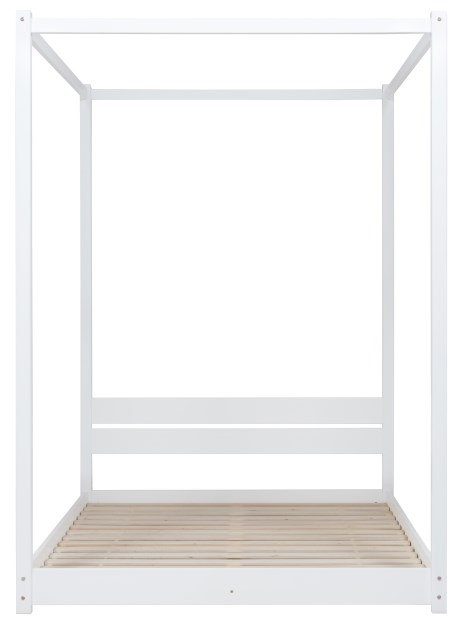 Product photograph of Darwin White Pine Four Poster Bed from Choice Furniture Superstore.