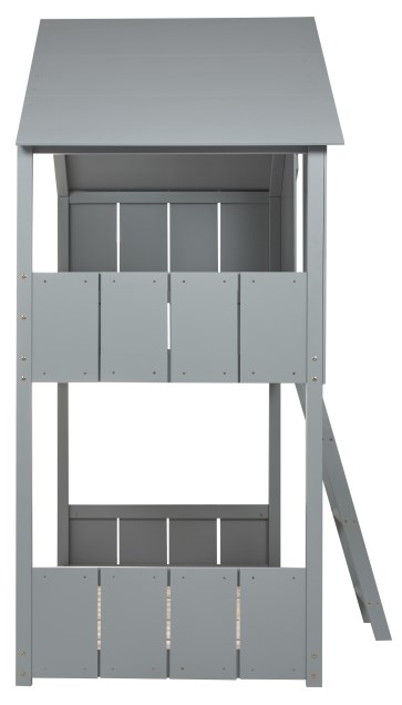 Product photograph of Birlea Safari Grey Bunk Bed from Choice Furniture Superstore.