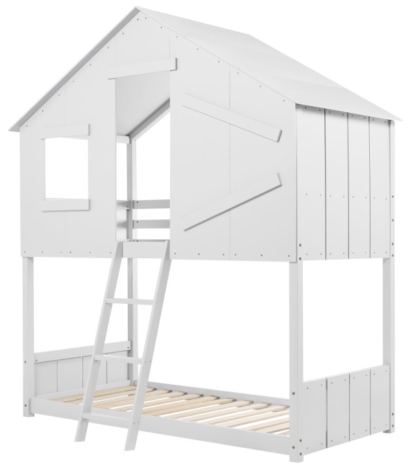 Product photograph of Safari White Pine Bunk Bed from Choice Furniture Superstore.