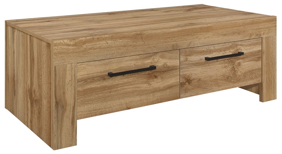 Product photograph of Birlea Compton Oak 4 Drawer Coffee Table from Choice Furniture Superstore.