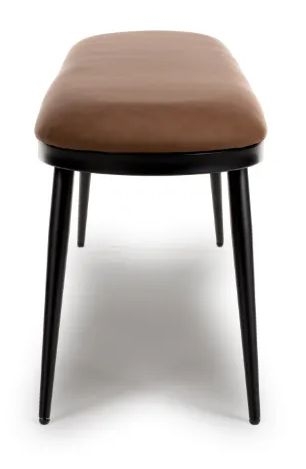 Product photograph of Ace Tan Brown Fabric Dining Bench from Choice Furniture Superstore.