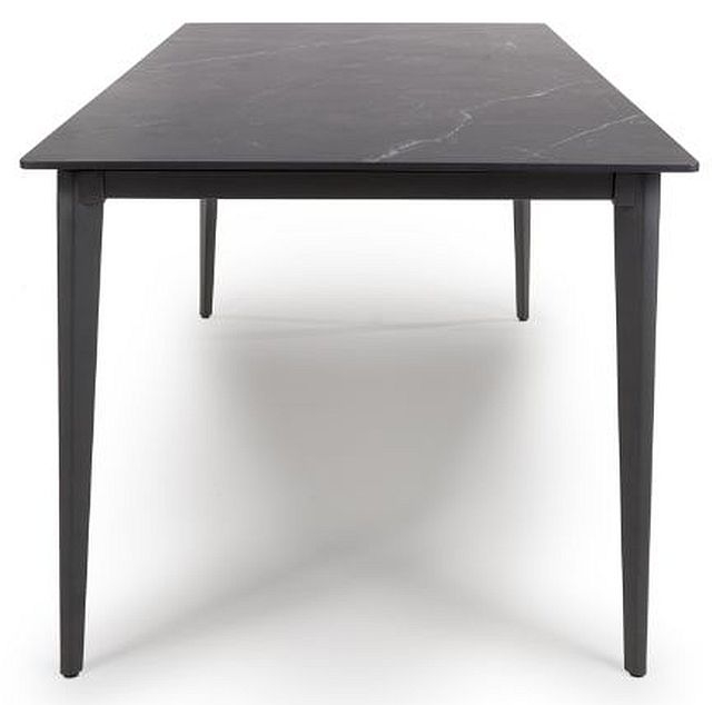 Product photograph of Amalfi Marble Effect 140cm Dining Table - 4 Seater from Choice Furniture Superstore.