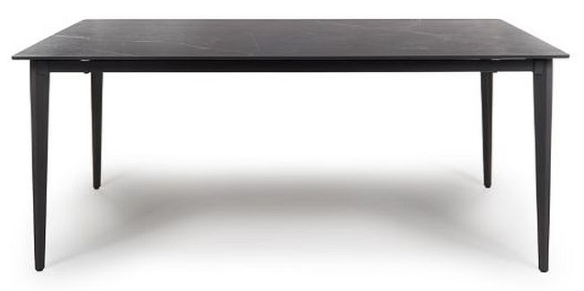 Product photograph of Amalfi Black Ceramic 6 Seater Dining Table from Choice Furniture Superstore.