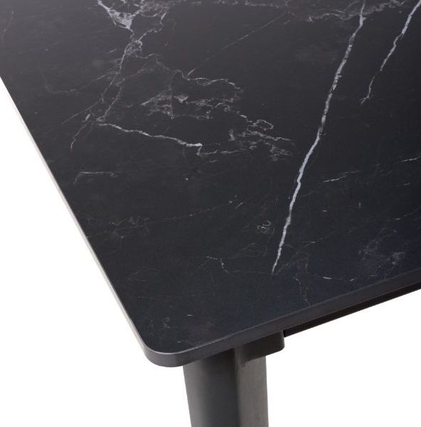 Product photograph of Amalfi Marble Effect 180cm Dining Table - 6 Seater from Choice Furniture Superstore.