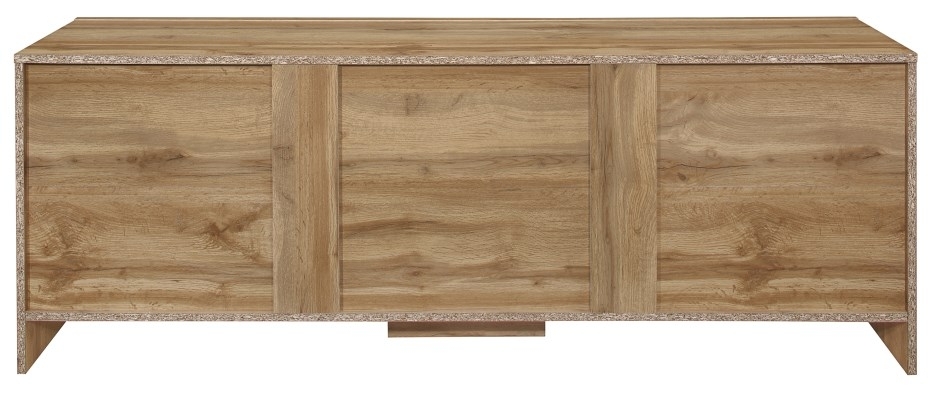 Product photograph of Compton Oak Wood 2 Door Tv Unit Up To 64inch from Choice Furniture Superstore.