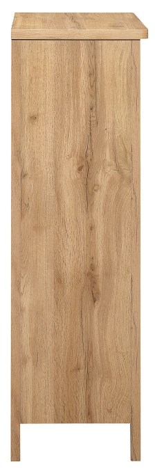 Product photograph of Hampstead Rustic Oak Effect Tall 5 Drawer Chest from Choice Furniture Superstore.