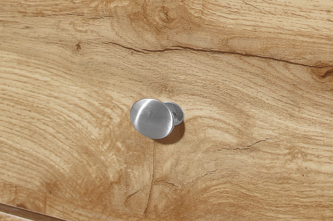 Product photograph of Hampstead Rustic Oak Effect Tall 5 Drawer Chest from Choice Furniture Superstore.