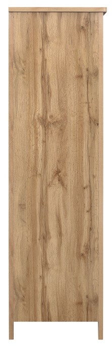 Product photograph of Hampstead Rustic Oak Effect 2 Door Wardrobe from Choice Furniture Superstore.