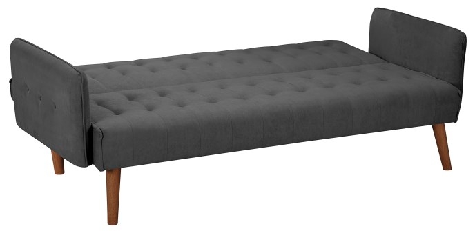 Product photograph of Hudson Charcoal 3 Seater Sofa Bed from Choice Furniture Superstore.