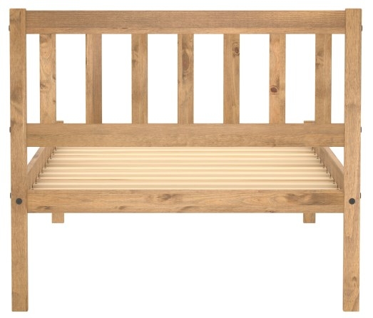Product photograph of Birlea Lisbon Pine Bed from Choice Furniture Superstore.