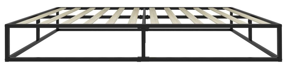Product photograph of Soho Black Metal Platform Bed - Comes In 3ft Single 4ft Small Double And 4ft 6in Double Size Options from Choice Furniture Superstore.