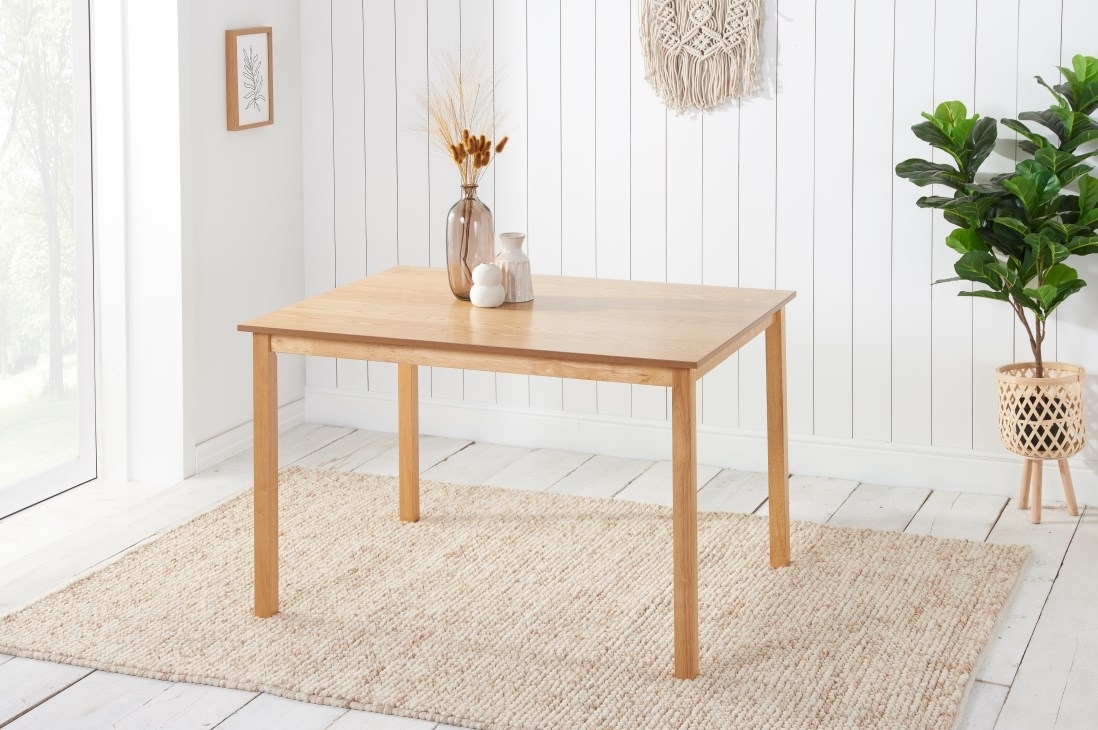 Product photograph of Birlea Cottesmore Oak 120cm Dining Table from Choice Furniture Superstore.