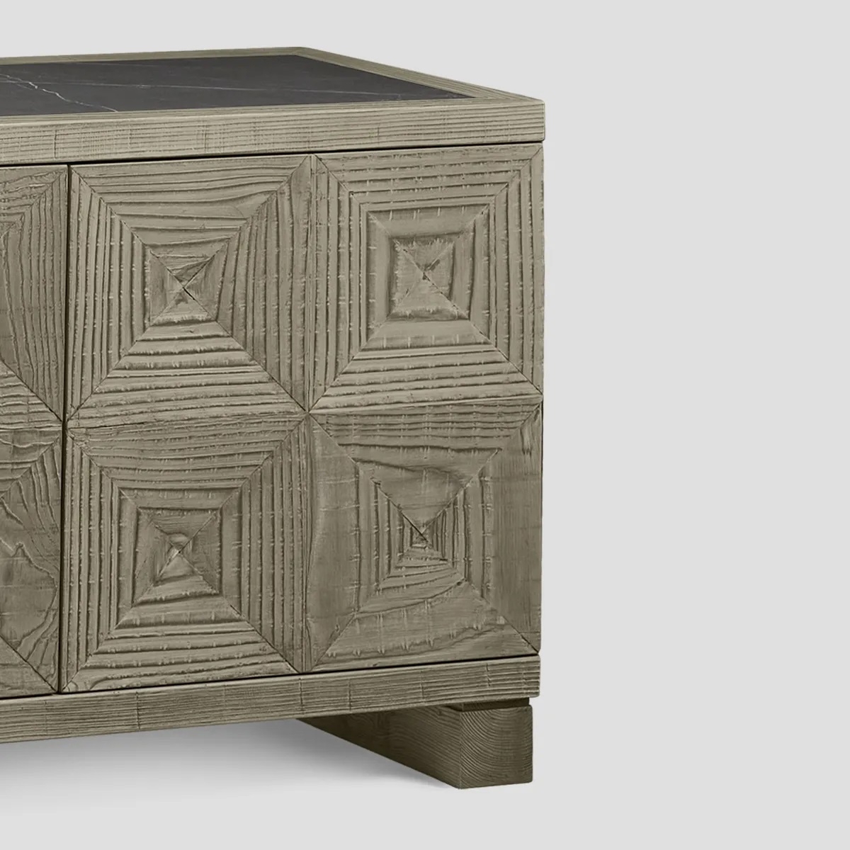 Product photograph of Adamante Grey Stone Sideboard 275cm With 5 Door from Choice Furniture Superstore.