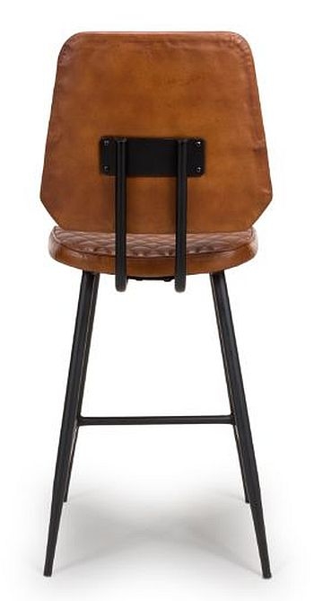 Product photograph of Austin Tan Genuine Buffalo Leather Counter Stool Sold In Pairs from Choice Furniture Superstore.