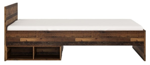 Product photograph of Brooklyn Rustic 4ft Small Double Bed from Choice Furniture Superstore.