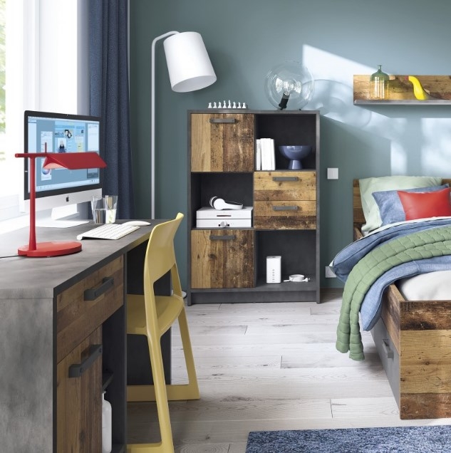 Product photograph of Brooklyn Rustic 3ft Single Bed from Choice Furniture Superstore.