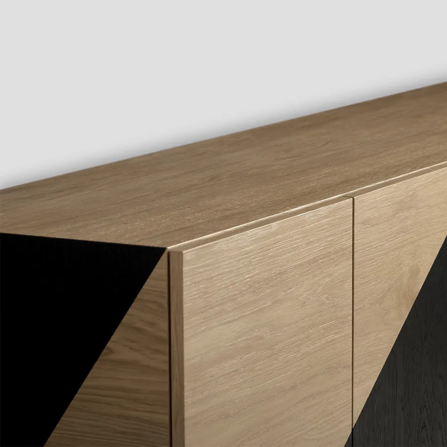 Product photograph of Chama Sideboard 200cm With 4 Door from Choice Furniture Superstore.