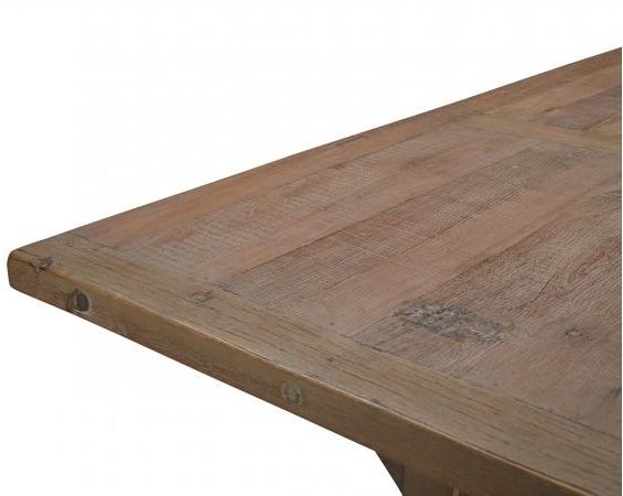 Gulmarg Reclaimed Wooden Dining Table, 210cm Seats 6 Diners Rectangular Top