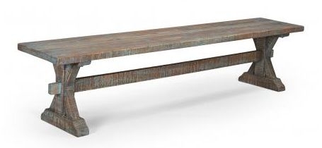 Product photograph of Gulmarg Reclaimed Wooden Dining Bench from Choice Furniture Superstore.