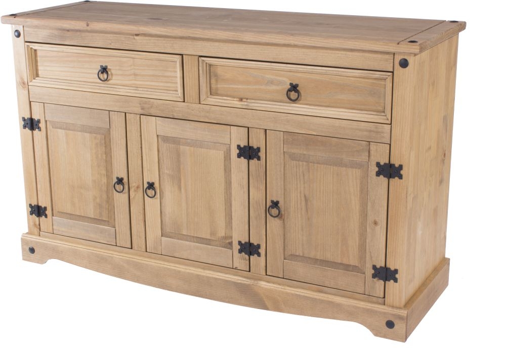 Product photograph of Corona Mexican Medium Sideboard from Choice Furniture Superstore.