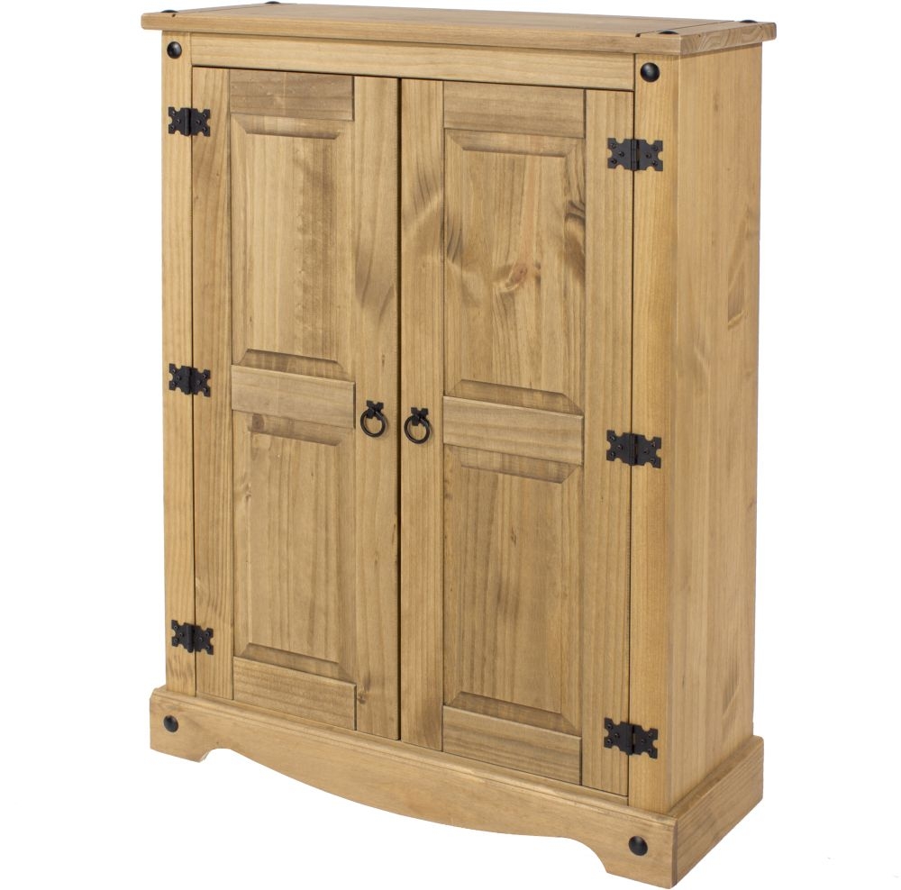 Product photograph of Corona Mexican 2 Door Cupboard Unit from Choice Furniture Superstore.