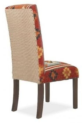 Product photograph of Dewas Kilim Red Dining Chair Sold In Pairs from Choice Furniture Superstore.