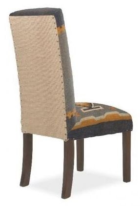 Product photograph of Dewas Kilim Grey Dining Chair Sold In Pairs from Choice Furniture Superstore.