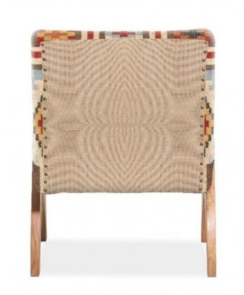 Product photograph of Dewas Kilim Red Chair from Choice Furniture Superstore.