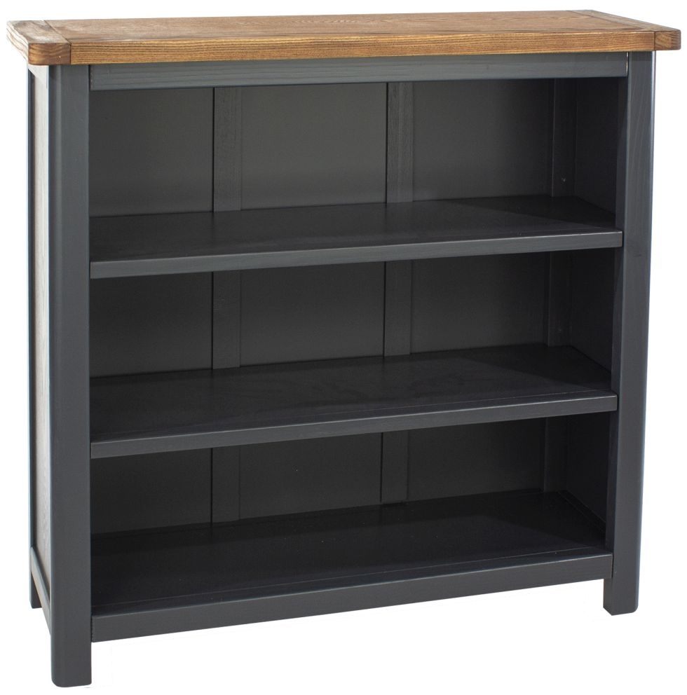 Product photograph of Donald 2 Shelf Low Bookcase from Choice Furniture Superstore.