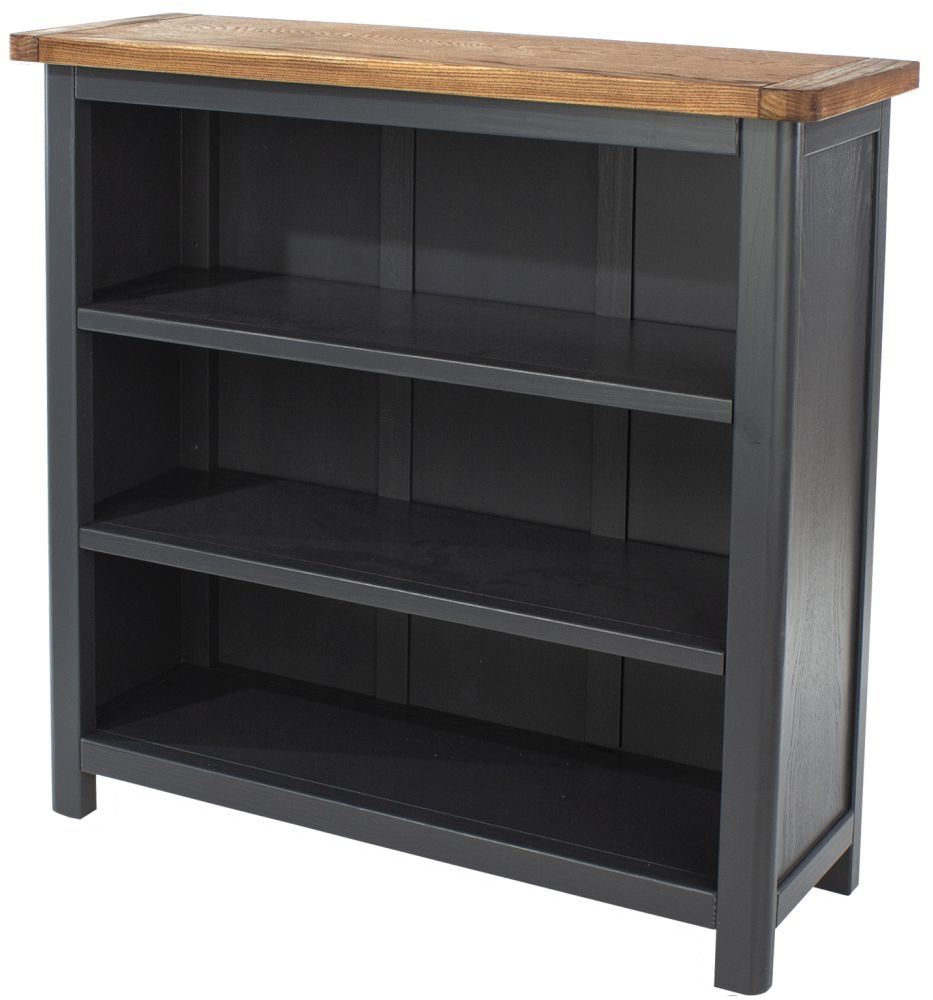 Product photograph of Donald 2 Shelf Low Bookcase from Choice Furniture Superstore.