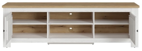 Product photograph of Celesto White Large Tv Unit from Choice Furniture Superstore.