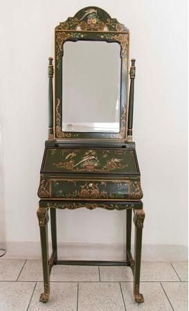 Product photograph of Meerut Hand Painted Dresser With Mirror from Choice Furniture Superstore.