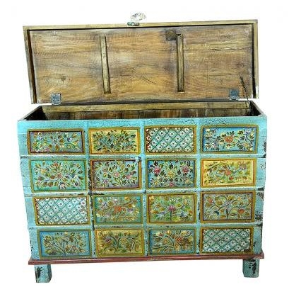Product photograph of Kufri Hand Painted Sideboard 127cm from Choice Furniture Superstore.