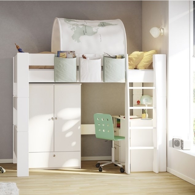 Product photograph of Steens For Kids 2 Door 1 Drawer Wardrobe White from Choice Furniture Superstore.