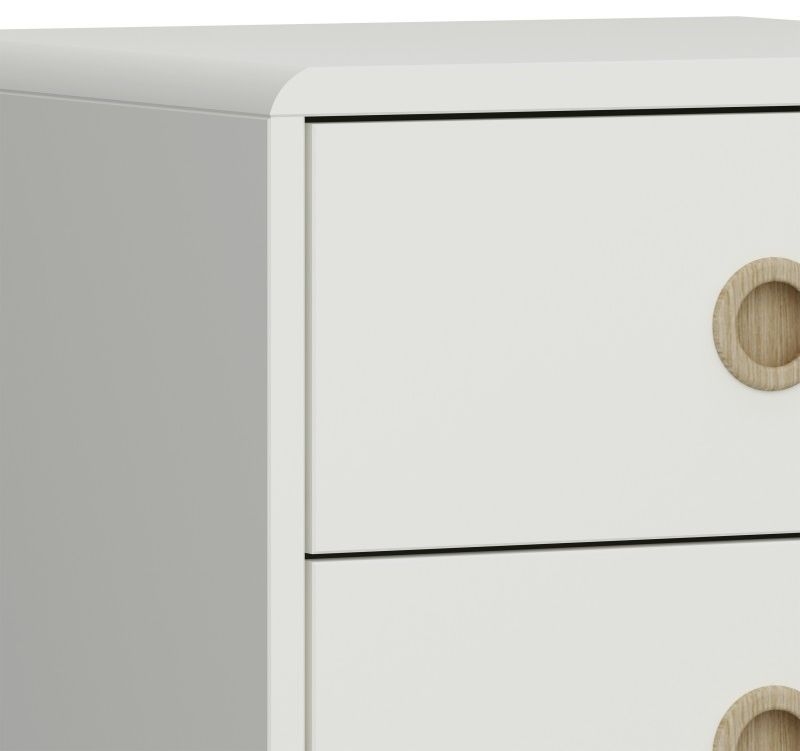 Product photograph of Softline Off White 8 Drawer Chest from Choice Furniture Superstore.