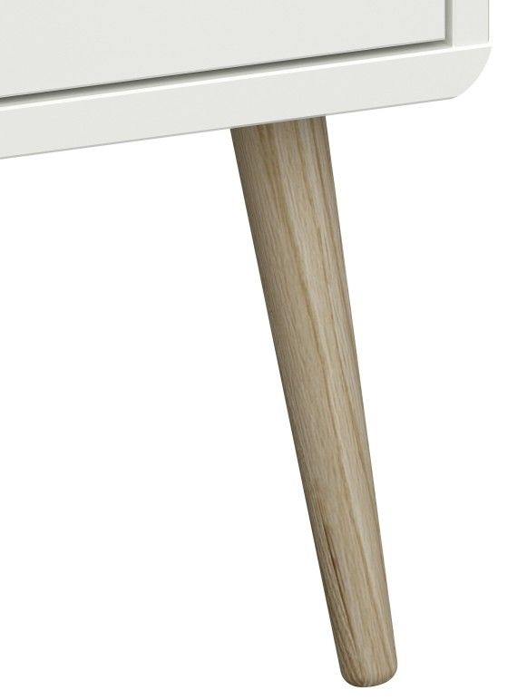 Product photograph of Softline Off White 8 Drawer Chest from Choice Furniture Superstore.