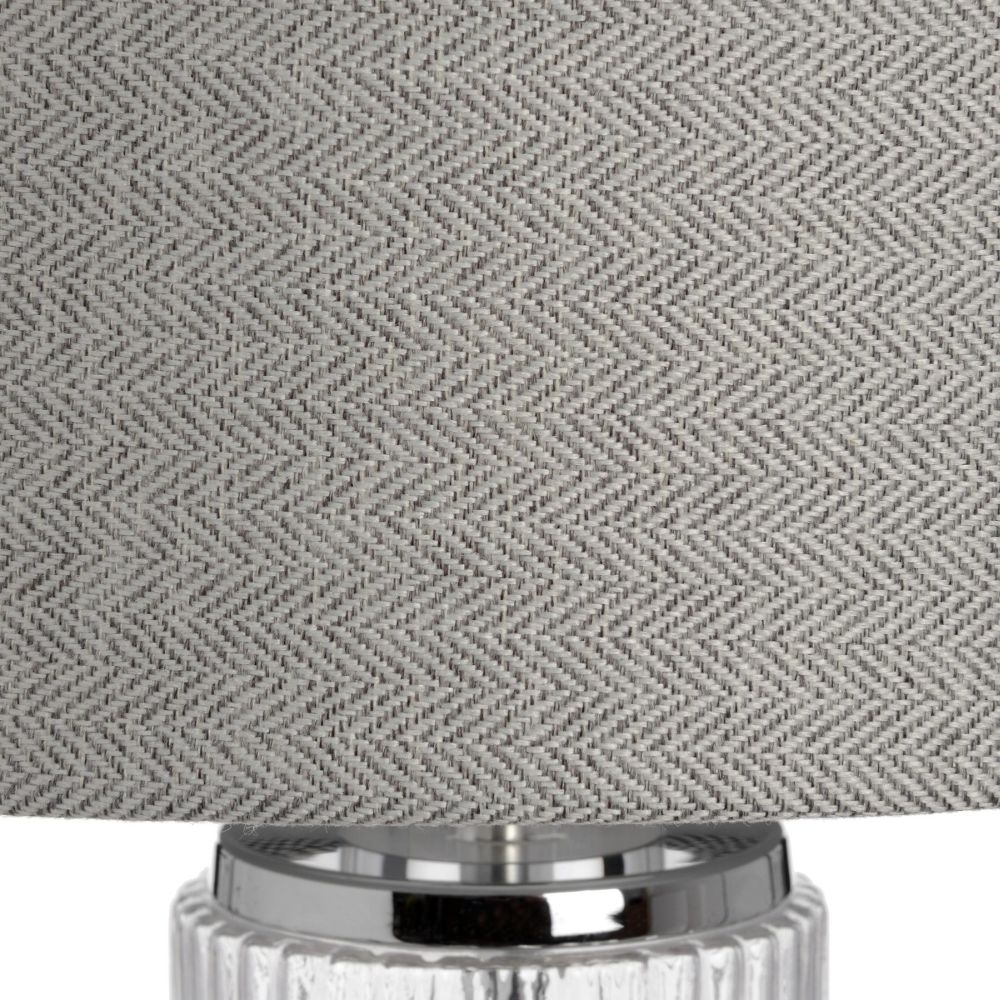 Product photograph of Roma Glass Table Lamp from Choice Furniture Superstore.