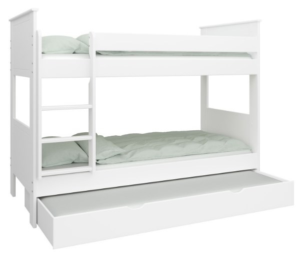 Product photograph of Alba Bunk Bed White from Choice Furniture Superstore.