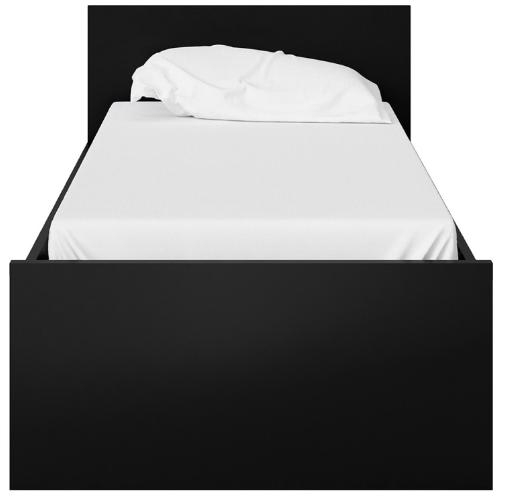 Product photograph of Naia Black 3ft Single Bed from Choice Furniture Superstore.