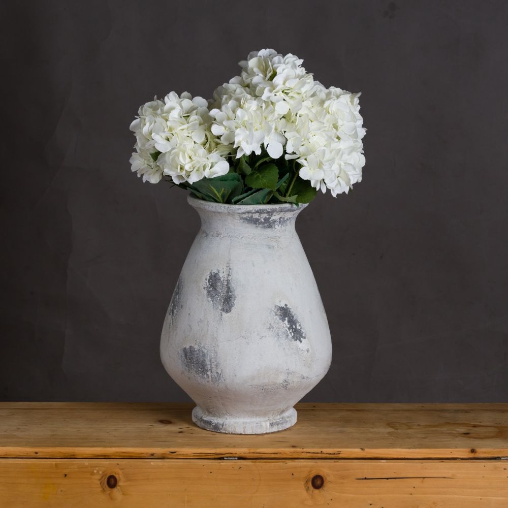 Product photograph of Costmore Large Antique White Vase from Choice Furniture Superstore.