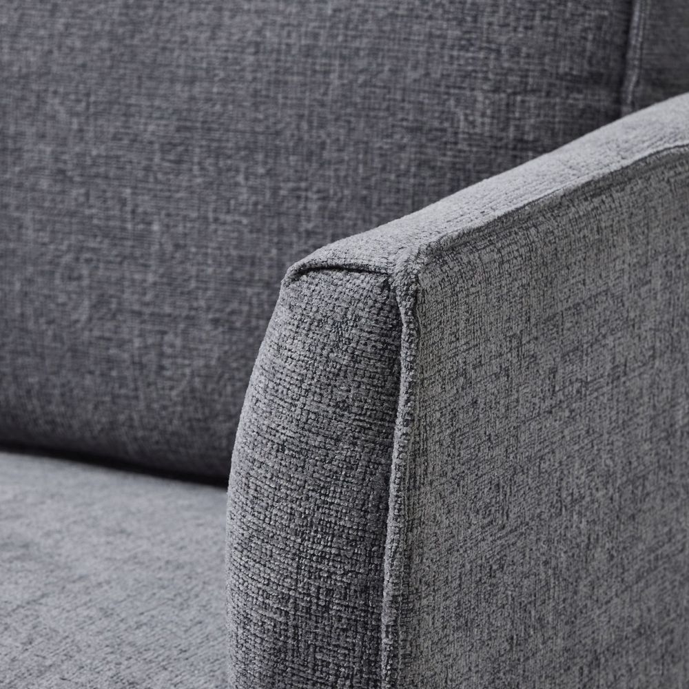 Product photograph of Richmond Fabric Grey Armchair from Choice Furniture Superstore.
