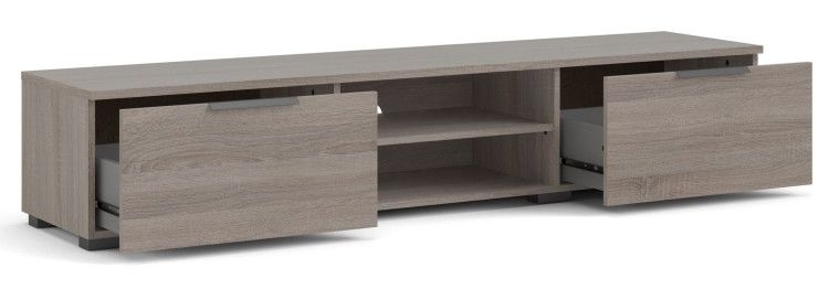 Product photograph of Match Truffle Oak Effect 172cm Tv Unit from Choice Furniture Superstore.