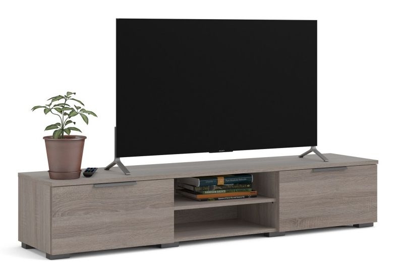 Product photograph of Match Truffle Oak Effect 172cm Tv Unit from Choice Furniture Superstore.