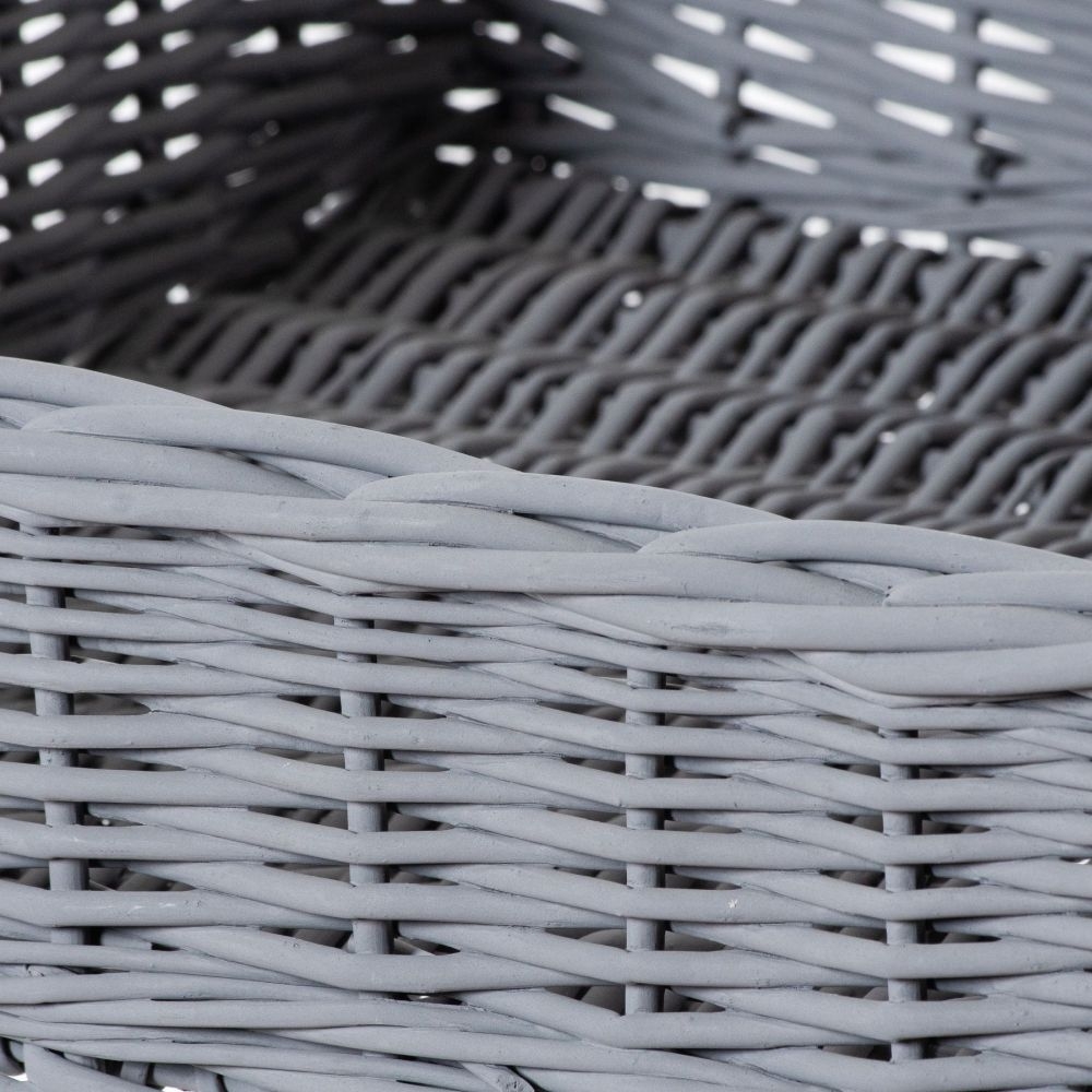 Product photograph of Wicker Large Basket Butler Tray from Choice Furniture Superstore.