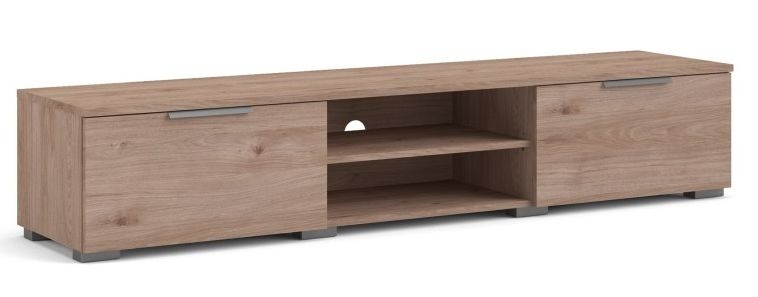 Product photograph of Match Jackson Hickory Oak Effect Large Tv Unit from Choice Furniture Superstore.