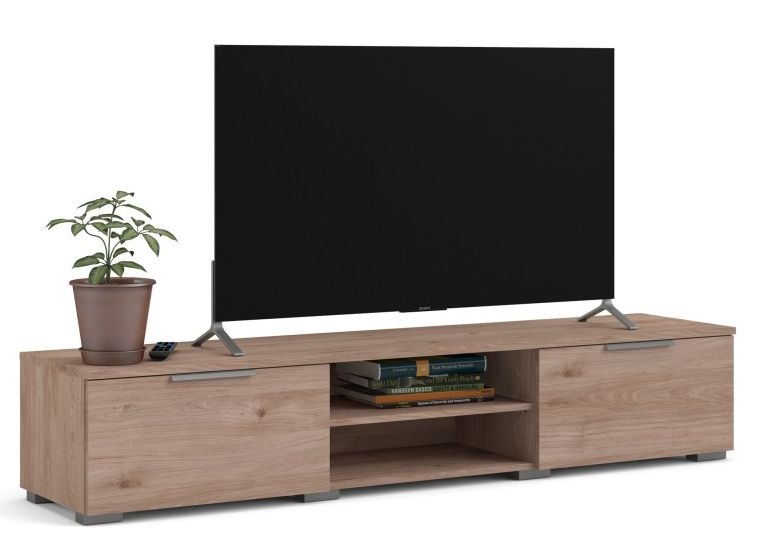 Product photograph of Match Jackson Hickory Oak Effect Large Tv Unit from Choice Furniture Superstore.