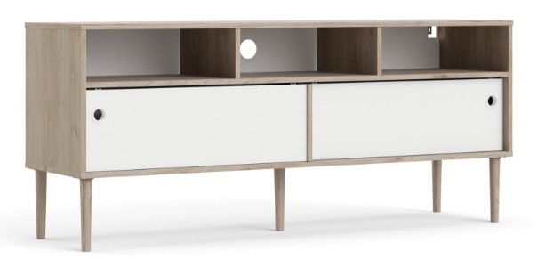 Product photograph of Rome Tv Unit 2 Sliding Door from Choice Furniture Superstore.
