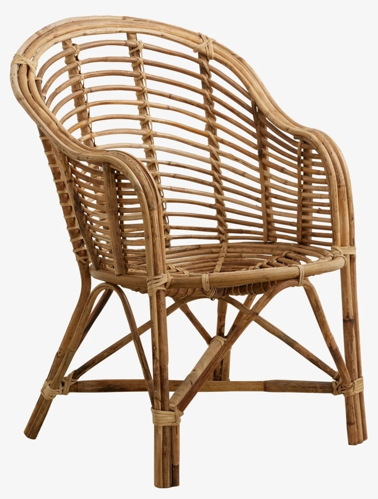 Product photograph of 2 X Nordal Cania Bamboo Natural Dining Chair from Choice Furniture Superstore.