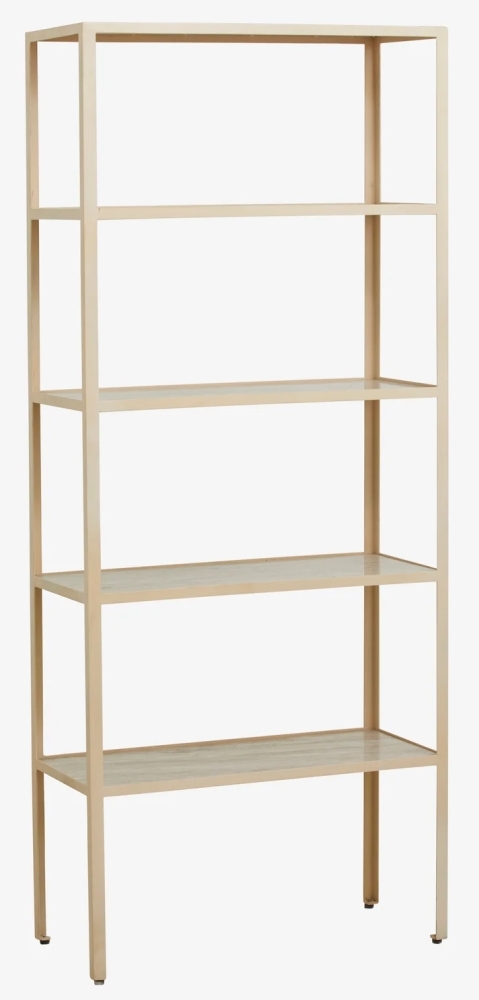 Product photograph of Nordal Jungo Natural Marble Bookcase from Choice Furniture Superstore.